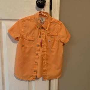 Boys short sleeve fishing shirt